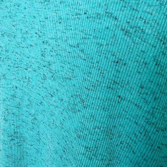 Juicy Couture Racerback Tank Top Turquoise Heathered Polyester/Rayon Blend Sz XL - Picture 3 of 5